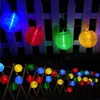 Cordes LED étanche solaire/à piles lanterne guirlande lumineuse boule de papier guirlande lumineuse pour fête de mariage de noël en plein airLED LEDLED