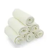 HappyFlute 10 Pcs Bamboo Insert Reusable Washable Breathable Inserts Boosters Liners For Baby Cloth Diapers Nappy 220720