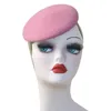 Berets feminino fedoras fascinator botão redondo lã feltro pillbox chapéus millinery chapéu base cocktail boina de casamento beanies a227berets b4919652