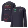 2022 Ny F1 Team Racing Suit Custom Formula One Fan Långärmad t-shirt Anpassad överdimensionerad