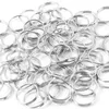 Nyckelringar 10mm dia silverton metall split slinge nyckelringar innehavare ersättning 160 pcskeychains emel22