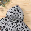 Mababy 1-6y criança criança criança roupas garotas cenas de moletom com capuz Tops Saias de leopardo roupas de outono roupas de roupa de primavera 220507