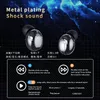 Tws YD04 Big Mirror True Wireless Stereo Headphones Fone Bluetooth 5.3 Earphones Gaming Sports Headphone Earbuds 9D Stereo Headset