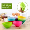 22st / set Mini Silicone Pinch Bowls Soft Flexible Baby Feeding Bowl Kök Tillbehör 220408