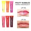 Brillant à lèvres 1 pc 15 ml Fruit Burst Oil Transparent Verre Gelée Rouge À Lèvres Parfumé Lèvres Hydratant Durable Long Liquide Dodu F8Z7Lip