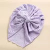 CAPS HATS härlig bowknot baby hatt mjuk tjej turban vår spädbarn småbarn född mössa på motorhuven headwraps barn peadbandcaps