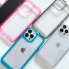 Coques de téléphone en TPU acrylique transparent de qualité supérieure pour iPhone 13 12 11 Pro Max Mini XS XR X 8 7 plus Samsung S22 S21 S20 Ultra FE deuxième génération 2022