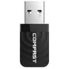 Gadżety CF-812AC Mini USB 3.0 Bezprzewodowa karta sieciowa 1300 Mbps Ethernet WiFi Adapter Odbiornik 802.11 B/G/N 5.8/2.4 GHZUSB