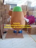 Mascot boneca traje vívido marrom mr.potato murphy spuds patata batata mascote traje mascotte com grandes orelhas rosa verde chapéu adulto no.447 grátis