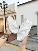 Slingback Sporty Sandals quiltade Nappa Leather Slipper Flat Heel Open Toe Lug Tread Design Women Shoes