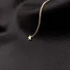 Naszyjniki wiszące proste projektowanie Pentagon Star Naszyjnik dla kobiet dziewczęta luksusowe oświadczenie Lucky Chokers Biżuter