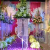 Tall Crystal Wedding Flower Stand Tafel Middelpunt Evenement Decoratie kristallen middelpunt imake138