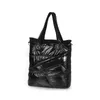 Torby wieczorowe Kobiety torebka 2022 Modna przestrzeń zimowa bawełniana torba na ramię Crossbody Bag luksusowy samica ciepłe torby duże czarne sprzęgła
