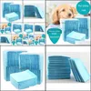 Pet Dog Cat Diaper Super Absorbent House Training Pads For Valpar Polymer Snabbare torra friska mattor Grossist DH0315 Drop Leverans 2021 Hou