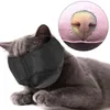 Andningsbar nylon kattmusklar kattunge ansiktsmasker groomer hjälpare badar anti-bitande anti-skrap för kattskötselverktyg husdjur leveranser