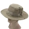 Cappelli Boonie a tesa larga estivi all'aperto con berretto da sole mimetico militare in rete per uomini o donne caccia pesca all'aperto taglia unica