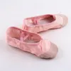 Premiers Marcheurs Enfant Fille Rose Ballet Danse Chaussures À Bout Professionnel Dames Satin Pointe Soie Taille 22-30