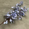 Jeden sztuczny kwiat długi wielopiętrową symulację orchidei jesień oncidium na wesele domowe sztuczne kwiaty