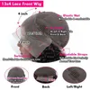 Perruques de cheveux 13x4 Hd Lace Frontal 30 pouces Body Wave 180% Brésilien Transparent Wet and Wavy Human 220722