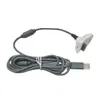 Câble de chargement usb 2 pièces, compatible avec microsoft xbox360 xbox 360 slim, contrôleur de jeu sans fil, adaptateur d'alimentation