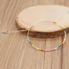 Beaded Strands Go2Boho Friendship Simple Bracelet Fashion Jewelry Multicolor Miyuki Seed String Dainty Bracelets For Women Jewellery Lars22