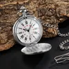 Нарученные часы модные повседневные резные винтажные Quartz FOB Watch Pante Pocket Watchse Watch Steel Steampunk WatchWristwatches
