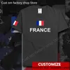 Camiseta de la República Francesa de Francia, Jersey personalizado gratis, nombre DIY, número, hombres, mujeres, moda de venta al por menor, camiseta informal suelta 220620