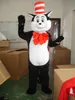 마스코트 인형 의상 고양이 마스코트 마술 고양이 마스코트 모자 의상에 성인 크기 멋진 드레스 동물 테마 의상 할로윈 파티 이벤트