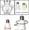 2mp 360 WiFi Panorama Lampa IP Kamera 360 Night Vision Two Way Audio Home Security Surveillance wideo Fisheye Bulb WiFi Kamery