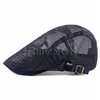 Berets For Men Summer Fashion Cap Golf Driving Breathable Mesh Sun Hat Designer Vintage Gentleman Korean Beret DE521