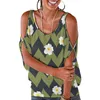Yaz Hawaii Kabile Tasarımı Tam Basılı Kadın Tişört Omuz Kapalı Omuz Top Polinezya İçi Dışarı O yaka Pembe Üstü Kadın Giyim 220706