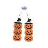 Brincos de Halloween Brincos do lustre de lustres Brincos brutos de acrílico Glitter Witch Hat Hat Chapkin Earr 220826