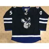 Nik1 50 Jack Roslovic Manitoba Moose Jets Hockey Jersey Stitched Skräddarsy något namn och nummer 21 Francis Beauvillier 42 Peter Stoyekewych