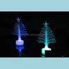 Itens de novidade decoração de casa jardim luminoso natal ornamento plástico LED iluminada árvore de Natal para suprimentos de decoração brilhando no escuro 1 6