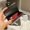 Mini Coin torebki portfele dla kobiet klasycznych projektantów luksurys krótki portfel mody karty kredytowe Uchwyt kawiorowy kieszonkowy torba 2738