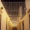 Dizeler 1.5x1.5m 3x2m LED Perde Net Meyes Peri Dize Işıkları Çelenk Lambası Düğün Partisi Tatil Yıl Açık Bahçe Dekorled