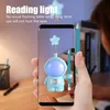 Astronaut USB Night Light Creative Dimmable Space Man Desk Lamp Eye-Protection Pen Holder For Student Study Reading Book Lights