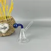 mini bong a portata di mano dab rig per fumare pipa ad acqua bong in vetro becher semplice bruciatore a nafta