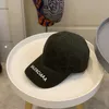 Caps washed denim baseball cap four seasons trend letter embroidered hat