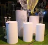 Metalen cilinder pilaarstandrek bruidstaartbladen decor decor bruiloft voetstuk kolommen voor mariage feest evenement leveringen candy bar b0819