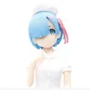 17cm Rem Figure Twodimensional Belle fille infirmière robe anime re Zerostarting Life in Another World Desktop Decoration 2207021469852