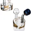Berusande Mini Glas Bongs Bubblar Vattenpipor Turbin Perc Concentrate NEXUS Vattenrör Oljeriggar Rökning Shisha Tillbehör Dabbers for Tobacco