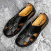 Sandals Man Beach Flip Flops Men Fashion Summer Sandal Leather For Men's Male Shoes Slippers Outdoor Couple WearSandals