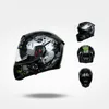 Casco Jiekai moto da uomo e da donna casco integrale da corsa casco moto fuoristrada284v