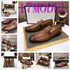 G1 New Business Single Buckle Mens Solial Shoes Men Office Party Party Slip on Luxury Designer Dress Black Brown Shoes A2