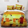 Ancient African Women Bedding Set for Bedroom Soft Bedspreads Comefortable Duvet Cover Quality Comforter Covers and Pillowcase