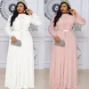 Ropa étnica bata africana vestidos de manga larga para mujeres 2022 elegante vestido de boda musulmán gasa Abaya turco Dubai Kaftan vestido Outfi