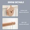 Baby Wooden Bed Bell Bracket Cartoon Bear Crib Stand Mobile Hanging Rattles Toy Holder Arm Decoration 220428