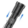 New USB Rechargeable Powerbank 18650 Battery Torch Aluminum Zoomable Lantern XHP100 High Quality Led Flashlight Micro