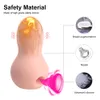 OLO Verwarming Vagina Zuigen Vibrator sexy Speelgoed voor Vrouwen G-Spot Massage Dildo Tepel Clit Sucker 3 in 1 Springen Ei Erotische Product
